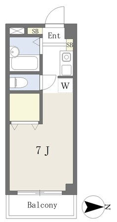 ファーストシティ六会の物件間取画像